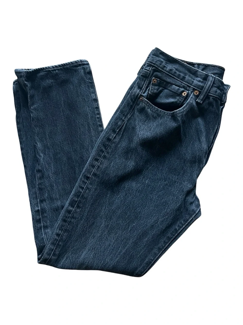Levi’s 501 Original Fit Men’s Black Jeans Button Fly W32 L32 100% Cotton